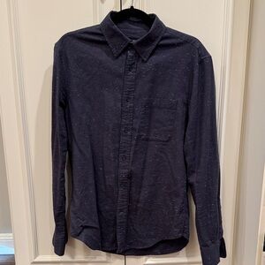 Men's Navy Blue Speckled Shirt